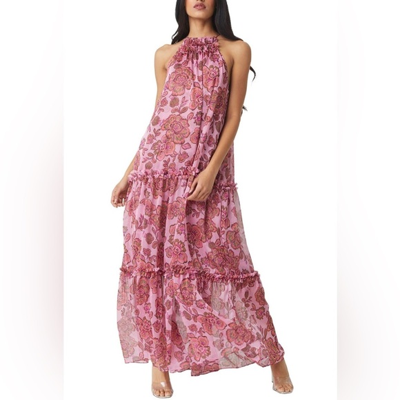 Misa Lala Dress - Amaranth Flora XS - Picture 1 of 15